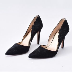 Black Suede Pumps